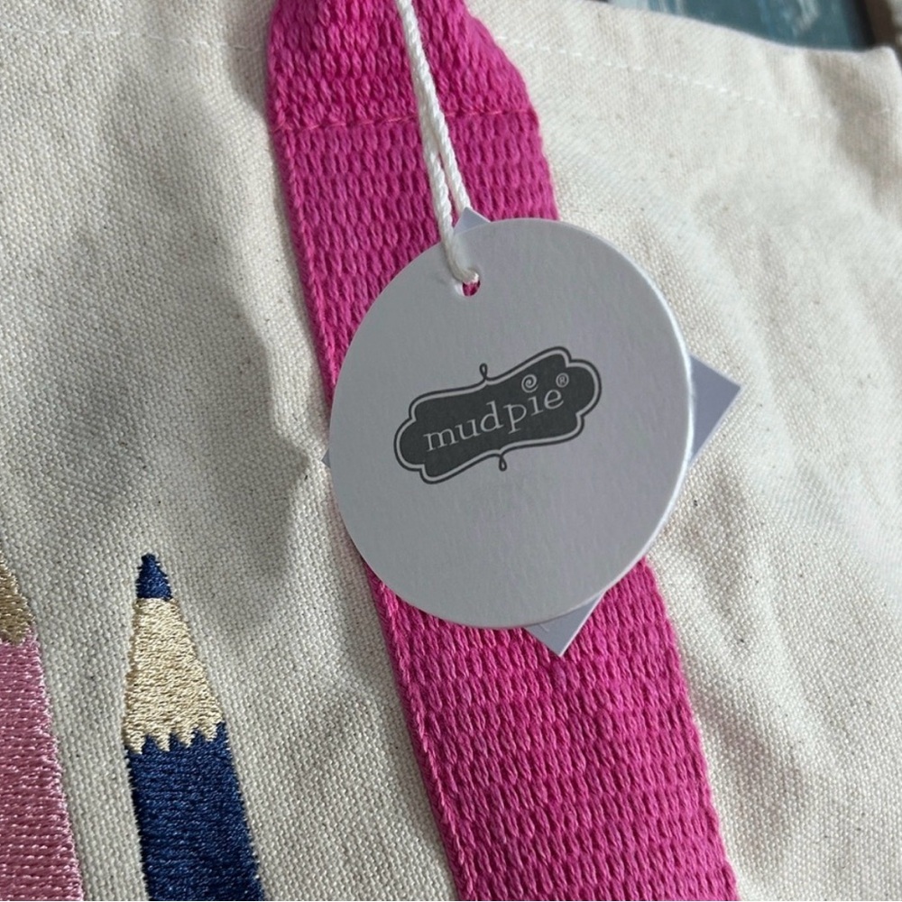 Mud Pie Pencil Tote Bag - Picture 4 of 6